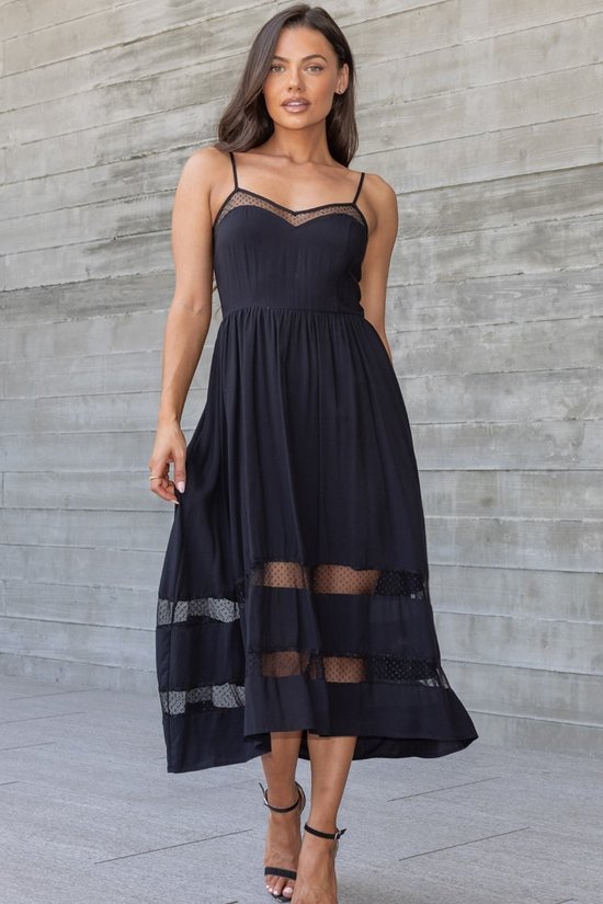 Lacey Hi Low Midi Dress – Elegant Lace with Modern Flair